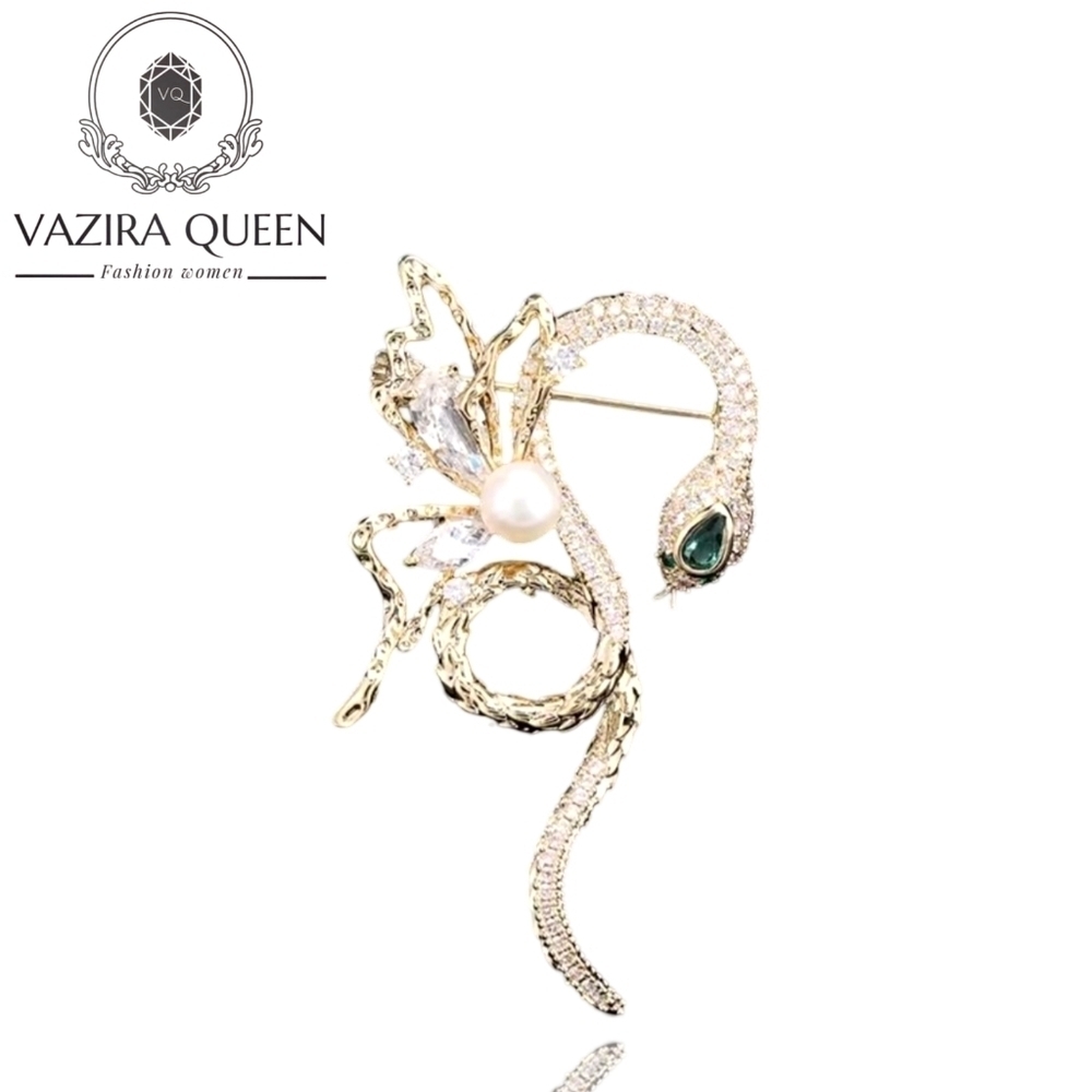 VQ Snake Brooch